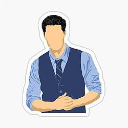 Matthew Morrison illustrated stickers