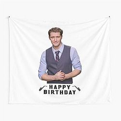 Happy Birthday Matthew Morrison Tapestry
