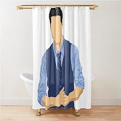 Matthew Morrison Illustrated Shower Curtain
