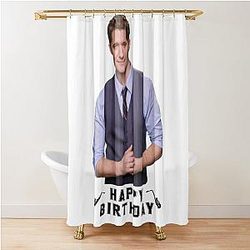Happy Birthday Matthew Morrison Shower Curtain