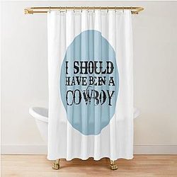 I Met the Devil Once His Name Is Matthew Morrison Shower Curtain