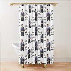 I Met the Devil Once His Name is Matthew Morrison Shower Curtain