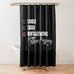 Mentally Dating Matthew Morrison Shower Curtain