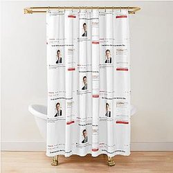 Senden Sie Matthew Morrison a Guantanamo Bay Change.org petition Shower Curtain