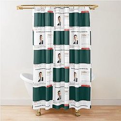 Senden Sie Matthew Morrison a Guantanamo Bay petition on Change.org Shower Curtain