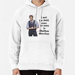 I met the devil once his name is Matthew Morrison Pullover Hoodie