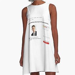 Matthew Morrison Petition A Line Dress