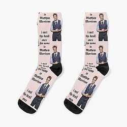 J'ai rencontré le diable une fois qu'il s'appelle Matthew Morrison Socks