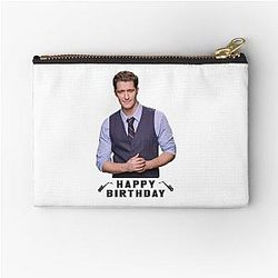 Happy Birthday Matthew Morrison Zipper Pouch