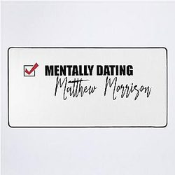 Mentally Dating Matthew Desk Mat