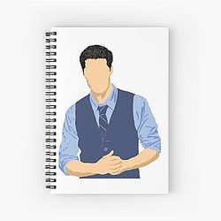Matthew Morrison Illustrated Spiral Notebook