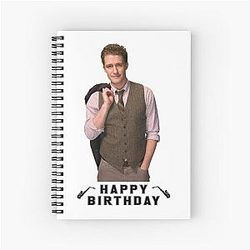 Happy Birthday Matthew Morrison Spiral Notebook