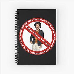 Matthew Morrison Spiral Notebook