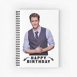 Happy Birthday Matthew Morrison Notebook