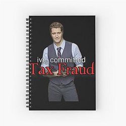 Matthew Morrison Spiral Notebook