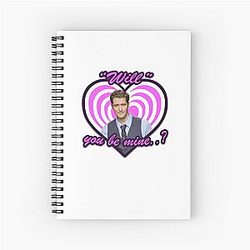 Matthew Morrison Glee Spiral Notebook