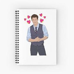 Matthew Morrison Spiral Notebook