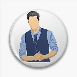 Matthew Morrison Illustrated Pin