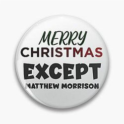 Matthew Morrison Christmas joke Pin
