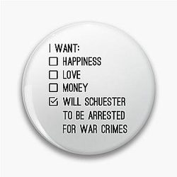 Matthew Morrison - Will Schuester should be arrested for war crimes - Glee Pin
