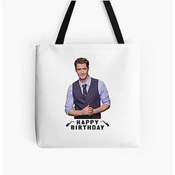 Happy Birthday Matthew Morrison All Over Print Tote Bag