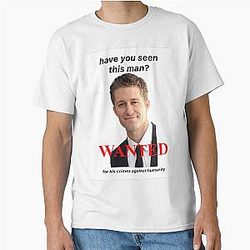 Matthew Morrison Wanted Poster T-Shirt