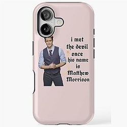J'ai rencontré le diable une fois qu'il s'appelle Matthew Morrison iPhone Tough Case