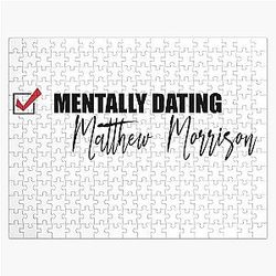 Mentally Dating Matthew Morrison Jigsaw Puzzle