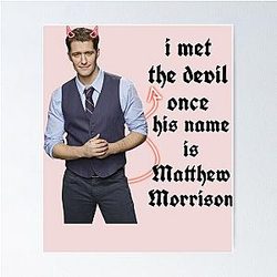 Jai rencontre le diable une fois qu'il s'appelle Matthew Morrison Poster