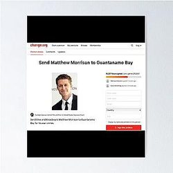 SENden Sie Matthew Morrison at Guantanamo Bay Change.org Petition Poster