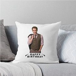 Happy Birthday Matthew Morrison Throw Pillow
