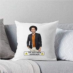 Matthew Morrison Throw Pillow