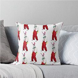 Matthew Morrison rabbit costume hate crime throw pillow
