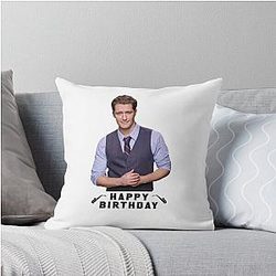 Happy Birthday Matthew Morrison Throw Pillow
