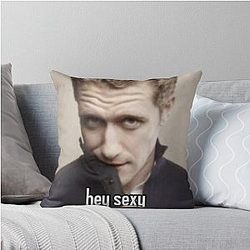 Hey Matthew Morrison Throw Pillow