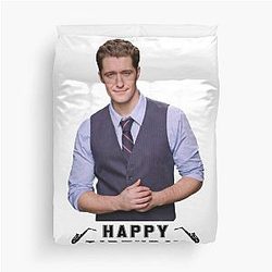 Happy Birthday Matthew Morrison Duvet Cover