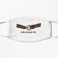 Matt Rife Undoing His Belt With One Hand  Flat Mask RB0809