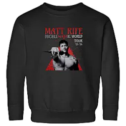 Matt Rife 'Problemattic World Tour' Comedy Sweatshirts