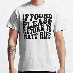 matt rife official, matt rife comedian Classic T-Shirt RB0809