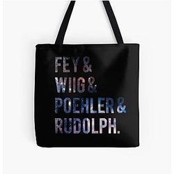 Women of SNL (Tina Fey, Amy Poehler, Kristen Wiig, Maya Rudolph) All Over Print Tote Bag