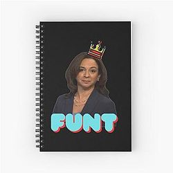 Maya Rudolph as Kamala Harris Pack Spiral Notebook is cleaned as 
Maya Rudolph as Kamala Harris Spiral Notebook