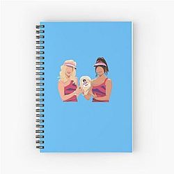 SNL Super Showcase with Maya Rudolph and Kristen Wiig Sticker Spiral Notebook