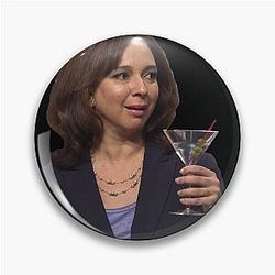 Maya Rudolph as Kamala Harris with Martini