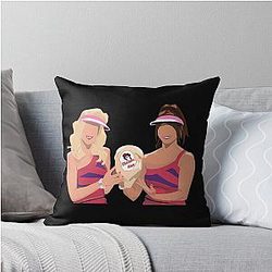 SNL Super Showcase Maya Rudolph Kristen Wiig Throw Pillow