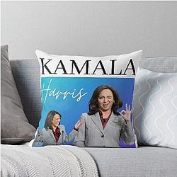 Kamala Harris Maya Rudolph Throw Pillow