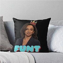 Maya Rudolph as Kamala Harris Throw Pillow