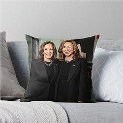 Maya Rudolph and Kamala Harris Throw Pillow