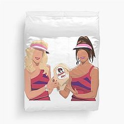 SNL Super Showcase with Maya Rudolph and Kristen Wiig Duvet Cover
