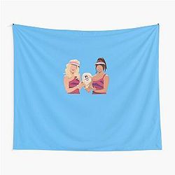 SNL Super Showcase (Maya Rudolph and Kristen Wiig) Sticker Tapestry