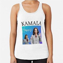 Kamala Harris Maya Rudolph Racerback Tank Top